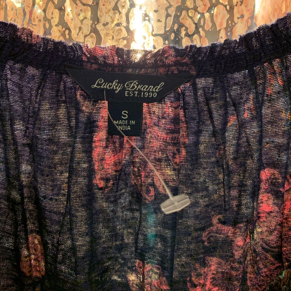 Light casual dress top LUCKY BRAND NWOT - Picture 4 of 5